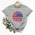thumbnail image 1 of Cavosen Patriotic T Shirts for Women Petite Red White and Blue Short Sleeve Crew Neck T Shirts USA Star Striped Graphic Tops Lady S Patriotic Casual T Shirts Independence Day Tunic Tees, 1 of 7