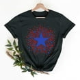 thumbnail image 1 of Cavosen Patriotic Tops for Women Petite Patriotic Short Sleeve Round Neck Tops American Flag Print T Shirts Lady XL Independence Day Casual Shirts Funny 4th of July Tunic Tees 2025 Patriotic Outfits, 1 of 7