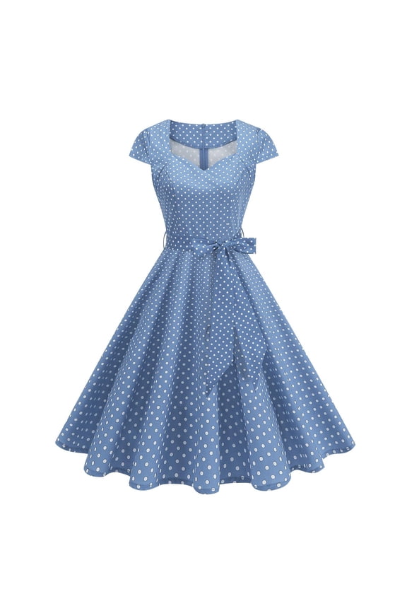 Plus Size Cocktail Dress V Neck Puff Sleeve Midi Evening Gowns Ball Dress Elegant Vintage Wedding Guest Cocktail Party Dress