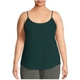 thumbnail image 1 of Cavosen Plus Size Crew Neck Top for Women Casual Camisole Top Sleeveless Spaghetti Strap Slim Tank Tops Seamless Undershirt Summer Going Out Top, 1 of 4