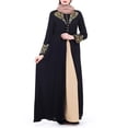 thumbnail image 1 of Cavosen Plus Size Fall Dresses Crew Neck Long Sleeve Maxi Evening Gowns Solid Ball Dress Elegant Wedding Guest Cocktail Party Dress, 1 of 6