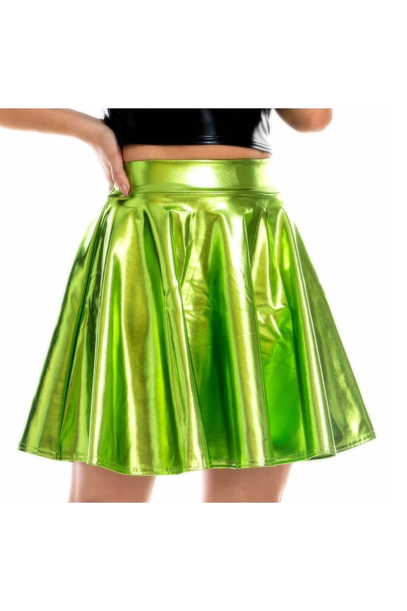 Plus Size Skirts for Women Elastic Waist Mini Skirts A Line Solid Short Skirts Elegant Bussiness Club Skirt
