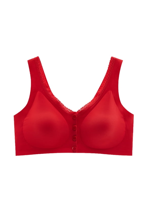 Plus Size Sport Bras for Women Bras Push Up Solid Stretch Bralettes Wide Straps Breathable Comfortable Underwear