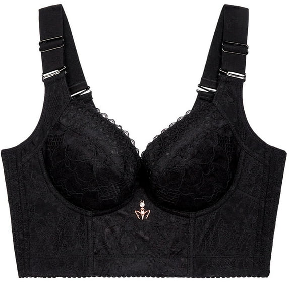 Cavosen Push up Sports Bras for Women Wireless Bras Push Up Solid Stretch Bralettes Wide Straps Breathable Comfortable Underwear