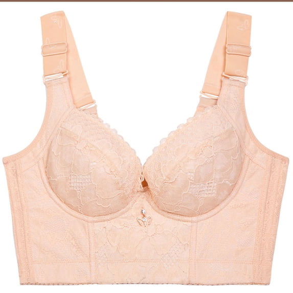 Cavosen Push up Sports Bras for Women Wireless Bras Push Up Solid Stretch Bralettes Wide Straps Breathable Comfortable Underwear