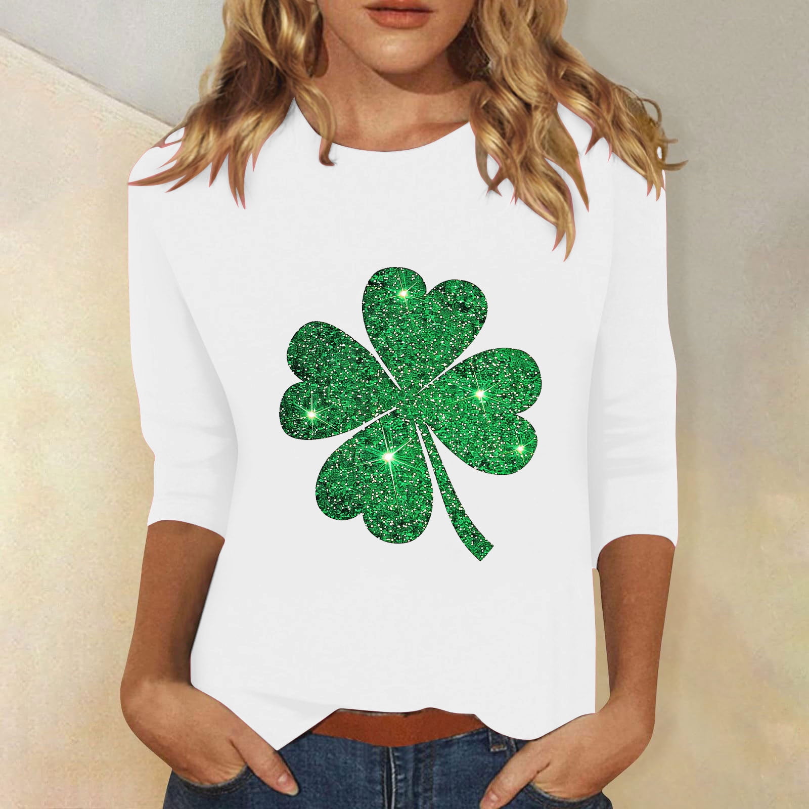 T-shirts Couple Saint Patrick - Noir - Taille M - Couple Matching Saint Patrick's Day