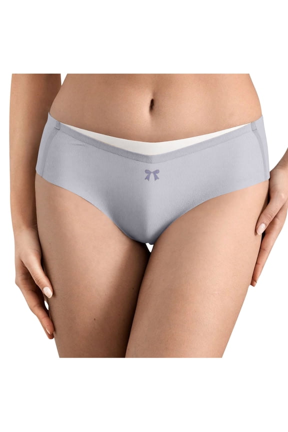 Seamless Panties for Women Silky Cotton Panties Soft Briefs Breathable Solid Color Comfortable Underwear