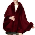 thumbnail image 1 of Cavosen Shawl Wrap Elegant Wraps Solid Soft Warm Scarves Versatile Evening Dresses Fall Everyday Wear, 1 of 4