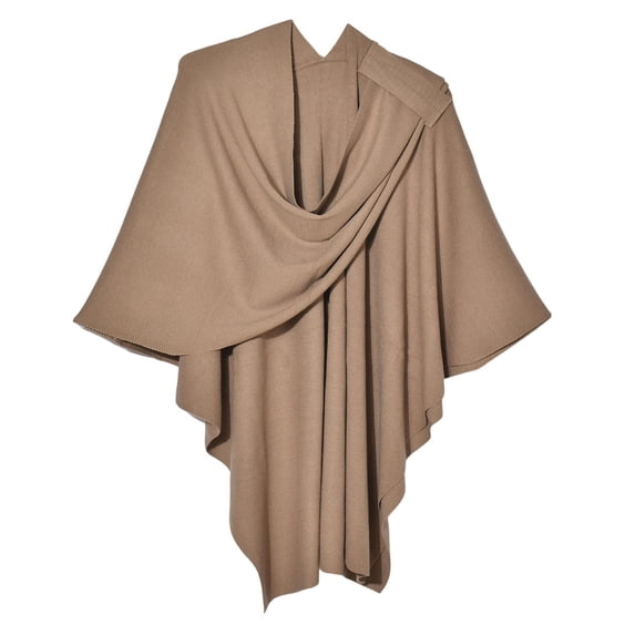 Cavosen Shawl Wraps for Women Tassel Knit Elegant Cardigan Cape Solid Soft Warm Open Front Scarves Casual Winter Everyday Wear