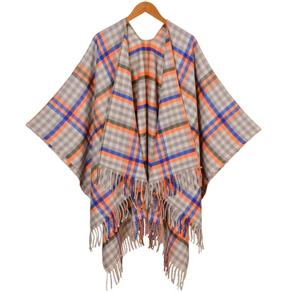 Cavosen Shawl for Women Dressy Tassel Elegant Wraps Plaid Soft Scarves Trendy Bridesmaid Wedding Fall Everyday Wear