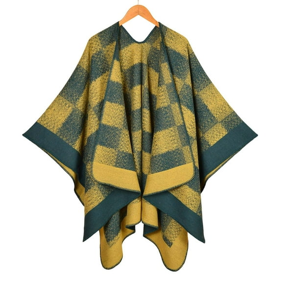 Cavosen Shawls and Wraps for Evening Dresses Elegant Plaid Soft Warm Open Front Scarves Versatile Winter Everyday Wear