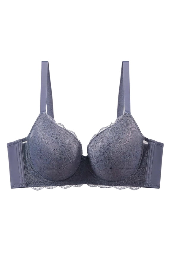 Sports Bras for Women Plus Size V Neck Front Bow Lace Soft Bra Full Coverage Supportive Spaghetti Strap V Neck Breathable Bra Solid Everyday Bra