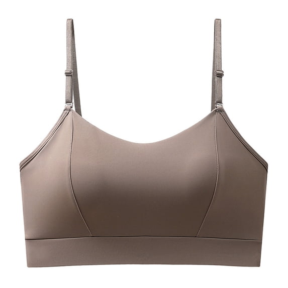 Cavosen Sports Bras for Women Back Smoothing Seamless Supportive Bras Push Up Bralettes Spaghetti Strap Breathable Tshirt Every day Underwear