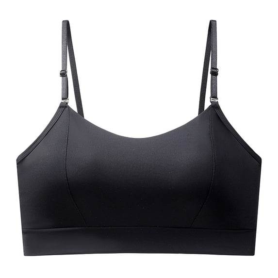 Cavosen Sports Bras for Women Back Smoothing Seamless Supportive Bras Push Up Bralettes Spaghetti Strap Breathable Tshirt Every day Underwear