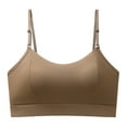 thumbnail image 1 of Cavosen Sports Bras for Women Back Smoothing Seamless Supportive Bras Push Up Bralettes Spaghetti Strap Breathable Tshirt Every day Underwear, 1 of 2