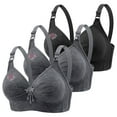 thumbnail image 1 of Cavosen Sports Bras for Women Plus Size Wireless Bras Push Up Full Coverage Solid Bralettes Spaghetti Strap Breathable Casual Underwear, 1 of 6