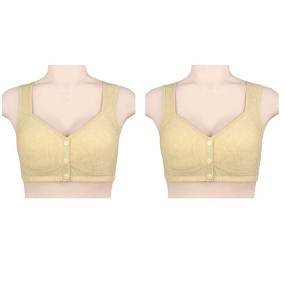 Cavosen Sports Bras for Women Plus Size Wireless Bras Push Up Full Coverage Stretch Bralettes Wide Straps Breathable Everyday Underwear