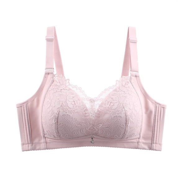 Cavosen Sports Bras for Women Wireless Supportive Bras Push Up Full Coverage Solid Bralettes Wide Straps Breathable Underwear