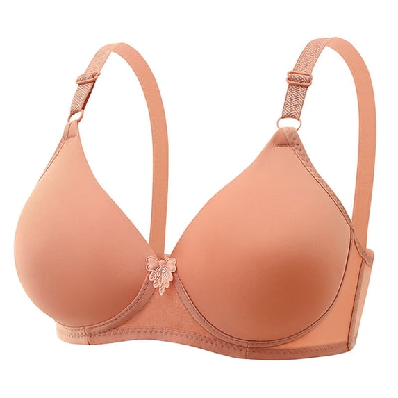 Cavosen Supportive Bras for Women Plus Size Wireless Bras Push Up Full Coverage Stretch Bralettes Spaghetti Strap Breathable Comfortable Underwear