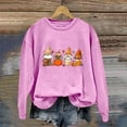thumbnail image 1 of Cavosen Thanksgiving Day Womens Sweatshirt Pullover Tunic Cute Funny Happy Pumpkin Gnome Print Loose Orange Sweatshirts Long Sleeve Round Neck Pullover Shirts Festival Clothes, 1 of 4