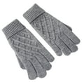 thumbnail image 1 of Cavosen Thermal Gloves for Women Thermal Windproof Gauntlets Knit Comfortable Elastic Cuff Winter Mittens, 1 of 5
