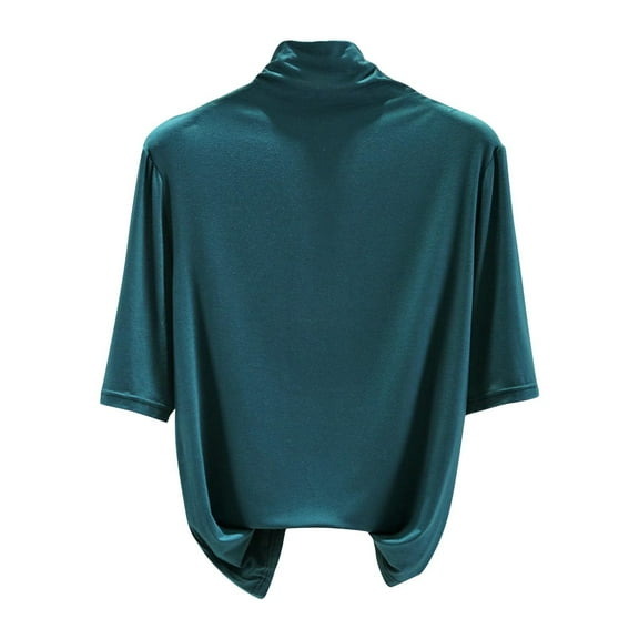 Cavosen Thermal Undershirt for Women Seamless Long Sleeve Crewneck Stretch Base Layer Tee Solid Fitted Underscrubs Soft Winter Trendy Tops