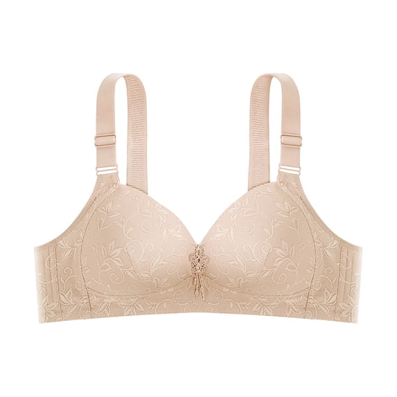 Cavosen Training Bras for Girls Plus Size Wireless Bras Push Up Full Coverage Lightly Padded Stretch Bralettes Spaghetti Strap Comfortable Underwear