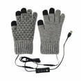thumbnail image 1 of Cavosen USB Gloves Rechargeable for Women Men Thermal Gloves Winter Cold Weather Gloves Anti-Cold Mittens Electric Warm Gloves All Finger Adjustable Temperature Heating Gloves Without Battery, 1 of 2