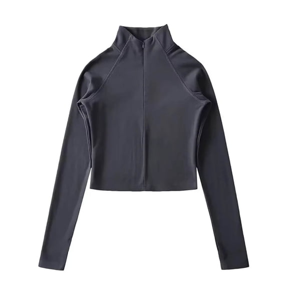 Cavosen Undershirt Women Fleece Long Sleeve Turtleneck Stretch Base Layer Tee Thermal Solid Fitted Underscrubs Soft Comfy Trendy Tops