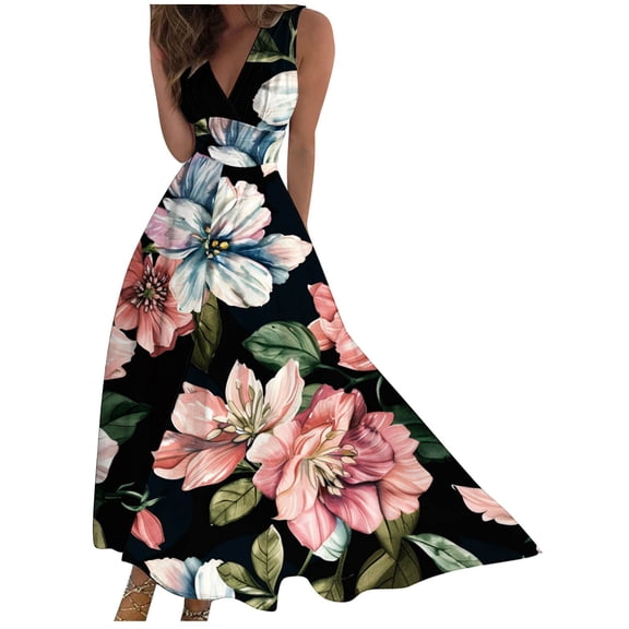 Cavosen Wedding Dresses Plus Size V Neck Sleeveless Midi Evening Gowns Ball Dress Elegant Wedding Guest Cocktail Party Dress