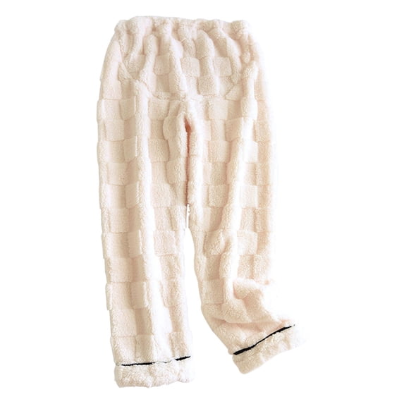 Cavosen Wide Leg Pants Women Flannel Maternity Over The Belly High Waist Wide Leg Soft Palazzo Pants Solid Pregnancy Pants Work Pants Beige XL