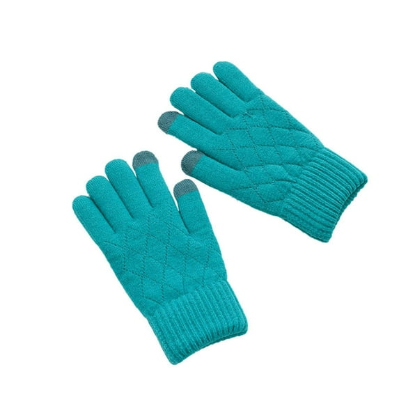 Cavosen Winter Gloves for Ladies Touchscreen Thermal Grip Windproof Knit Comfortable Elastic Cuff Mittens