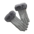 thumbnail image 1 of Cavosen Winter Gloves for Women Thermal Windproof Fleece Riding Thicken Comfortable Elastic Cuff Mittens, 1 of 2