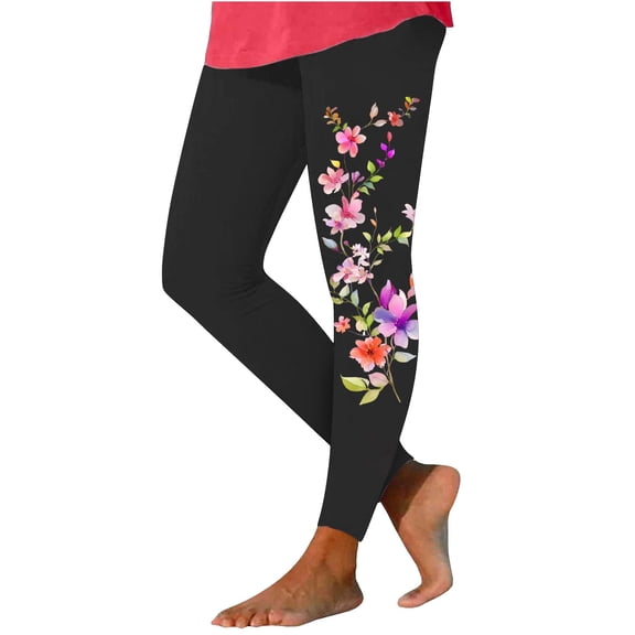Cavosen Winter Leggings Seamless High Waisted Full Length Pants Printed Butt Lifting Tight Yoga Pants Buttery Soft Lightweight Athletic Pants