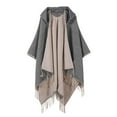 thumbnail image 1 of Cavosen Winter Shawl Wraps for Women Tassel Elegant Shawls Solid Soft Warm Open Front Scarves Trendy Everyday Wear, 1 of 5