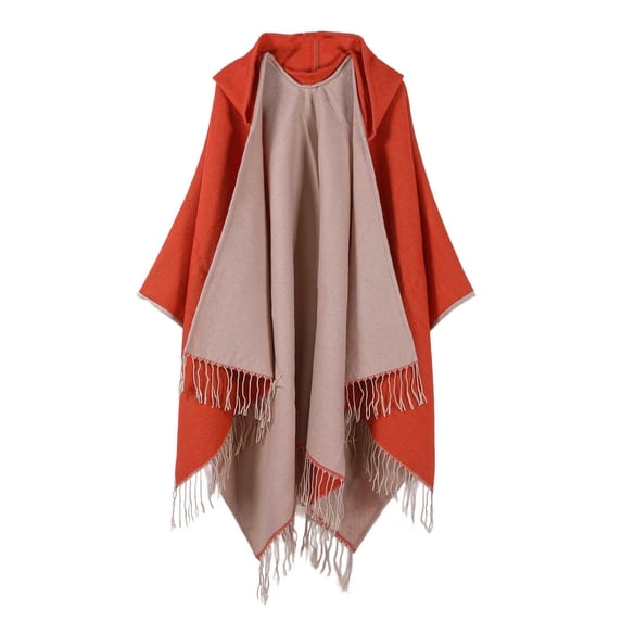 Cavosen Winter Shawl Wraps for Women Tassel Elegant Shawls Solid Soft Warm Open Front Scarves Trendy Everyday Wear
