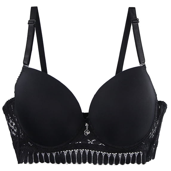 Cavosen Wireless Bras Plus Size Supportive Bras Push Up Solid Stretch Bralettes Spaghetti Strap Breathable Comfortable Underwear