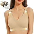 thumbnail image 1 of Cavosen Wireless Bras for Women Plus Size Seamless Supportive Bras Push Up Full Coverage Stretch Bralettes Wide Straps Everyday Underwear, 1 of 9
