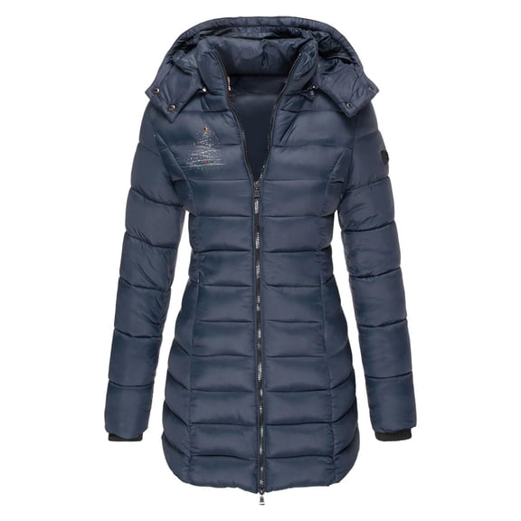 Cavosen Women's down Jackets & Coats Lightweight Winter Warm Long Down Jacket Packable Packable Coat with Hood Casual Insulated Travel Outerwear