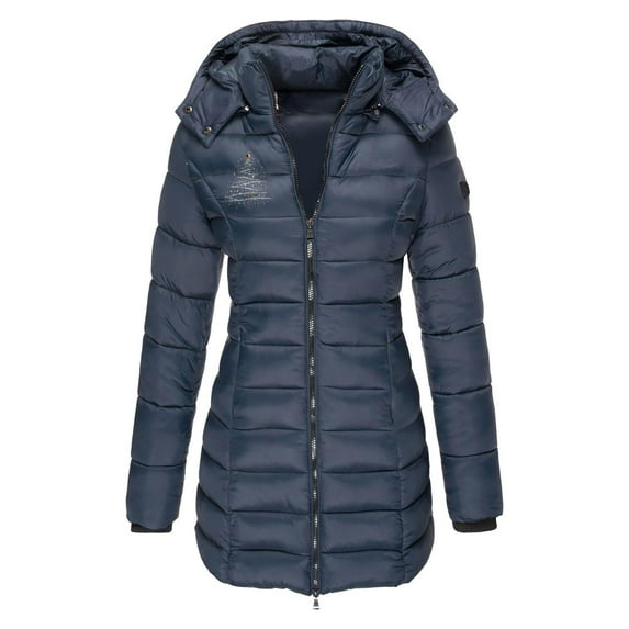Cavosen Women's down Jackets & Coats Lightweight Winter Warm Long Down Jacket Packable Packable Coat with Hood Casual Insulated Travel Outerwear