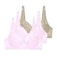thumbnail image 1 of Cavosen Womens Bras Push up Plus Size Supportive Bras Full Coverage Padded Solid Bralettes Wide Straps Breathable Sleep Underwear, 1 of 4