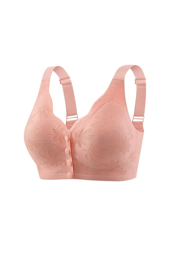 Womens Breastfeeding Bras Maternity Pregnancy Seamless Front Closure Everyday Bras No Underwire Push up Nursing Bralette Oversized Full Coverage Cup Sleepwear Breathable Underwear