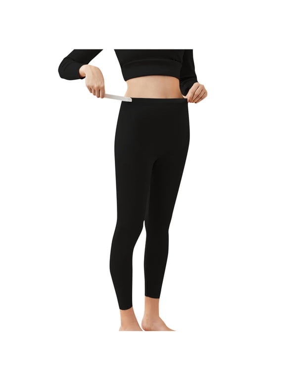 Womens Cotton Leggings Seamless High Waisted Full Length Pants Butt Lifting Tight Yoga Pants Buttery Soft Stretch Breathable Athletic Pants