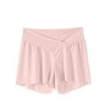 thumbnail image 1 of Cavosen Womens Lounge Shorts Loose Maternity Shorts Wide Leg Adjustable Waist Elastic Waist Pregnancy Shorts Solid Comfortable Summer Pants, 1 of 3