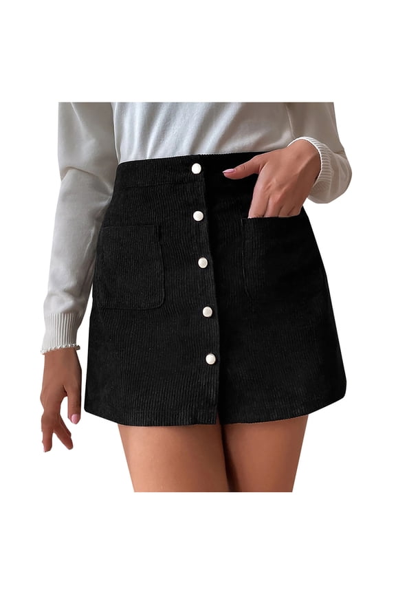 Womens Maxi Skirt High Waist BodyconMini Skirts Solid Skirts Trendy Date Night Cocktail Party Skirt with Pocket