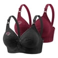 thumbnail image 1 of Cavosen Womens Sports Bra Wireless Bras Push Up Full Coverage Solid Stretch Bralettes Spaghetti Strap Breathable Everyday Underwear, 1 of 8