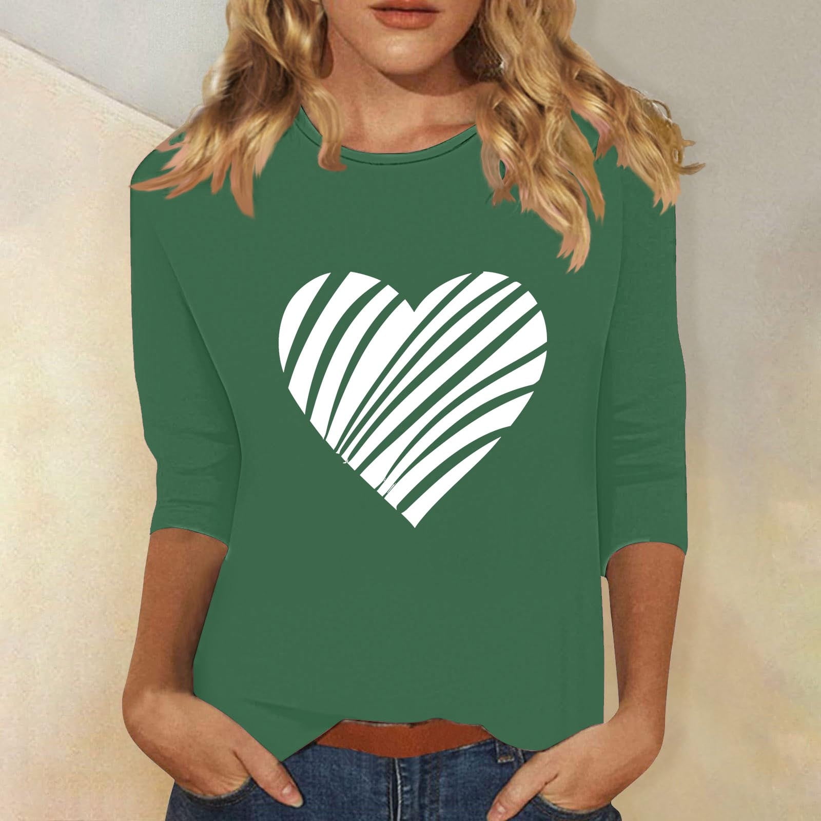 Women's Star Pattern Crochet Pullover - 3/4 Sleeve Hollow Out Sweater Beach Cover Up