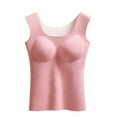 thumbnail image 1 of Cavosen Womens Trendy Tops Seamless Sleeveless Top Padded Solid Lightweight Basic Cami Tank Soft Summer Sport Tops, 1 of 3