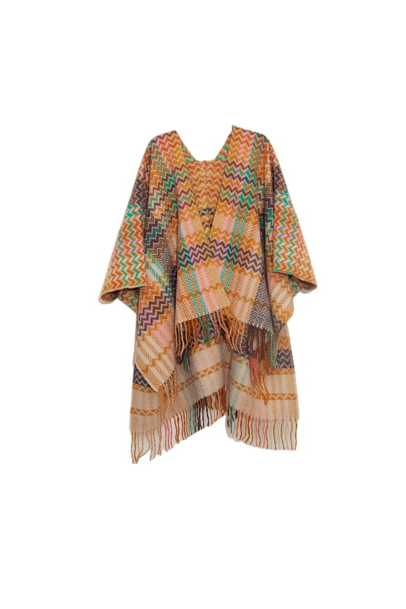 Womens Wraps and Shawls Tassel Knit Elegant Wraps Plaid Soft Open Front Scarves Casual Winter Everyday Wear