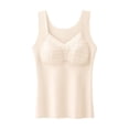 thumbnail image 1 of Cavosen Work Tops for Women Seamless Sleeveless Top Padded Solid Lightweight Basic Cami Tank Soft Summer Casual Tops, 1 of 7